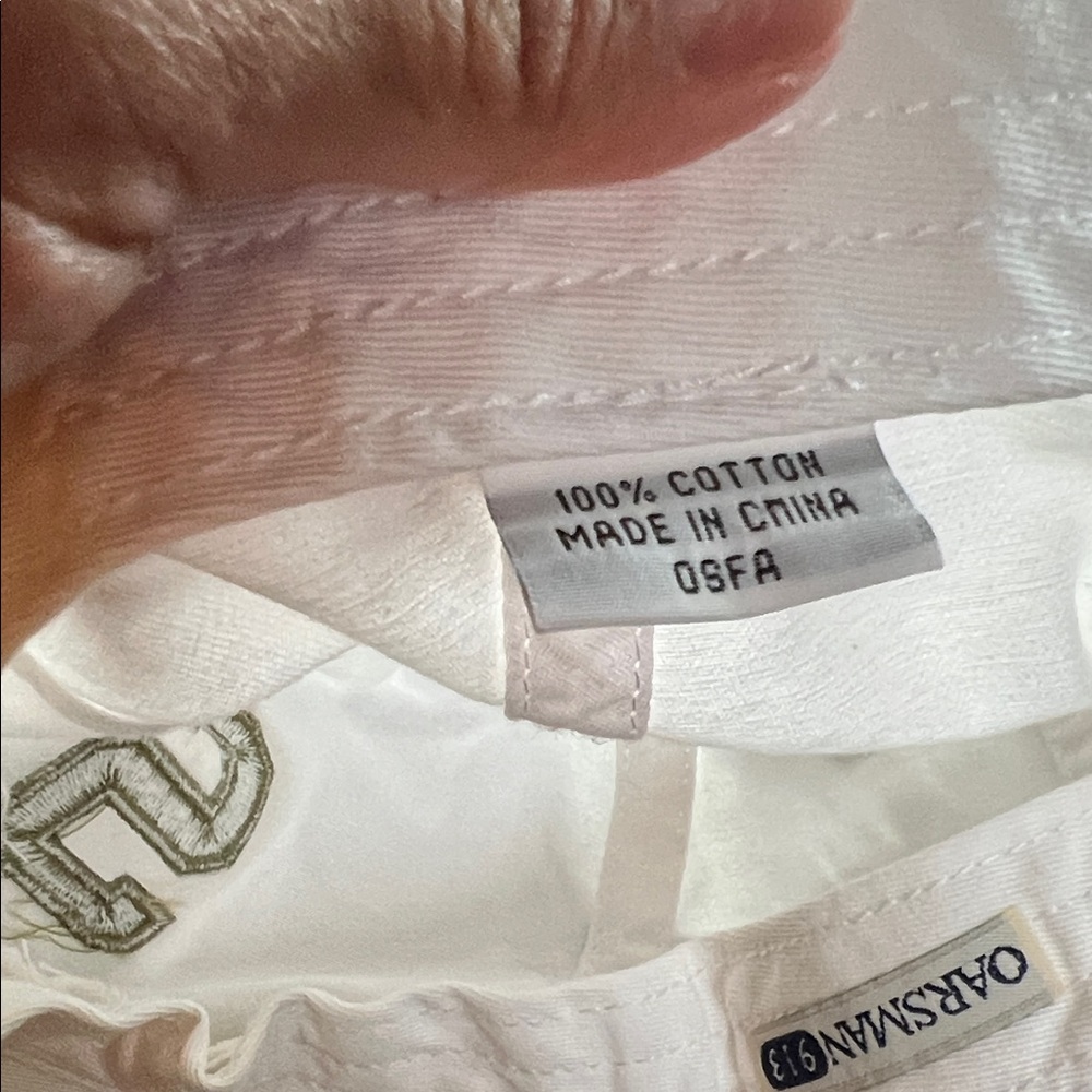 White Cap with Gold Lettering - Picture 4 of 4